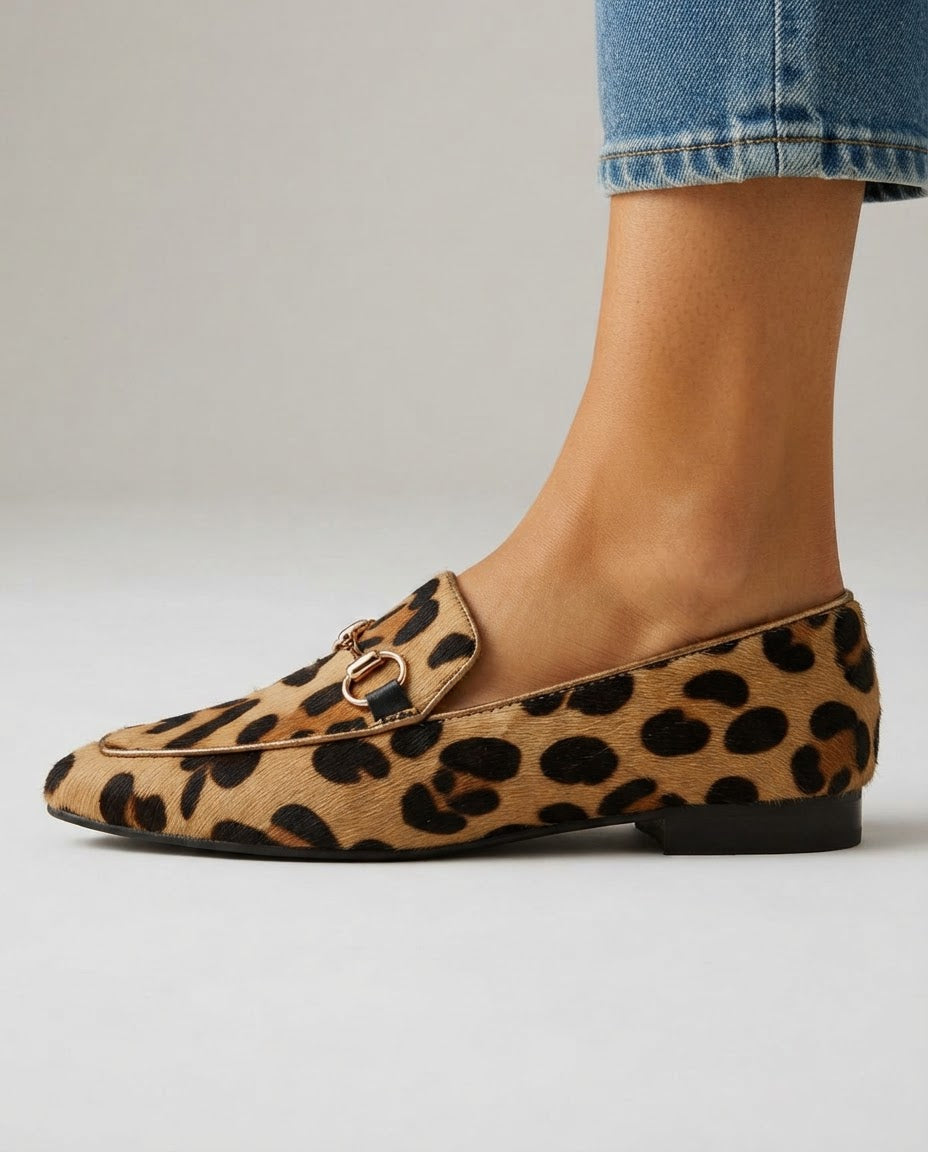 Serena | Leopard Bit Loafers photo 2