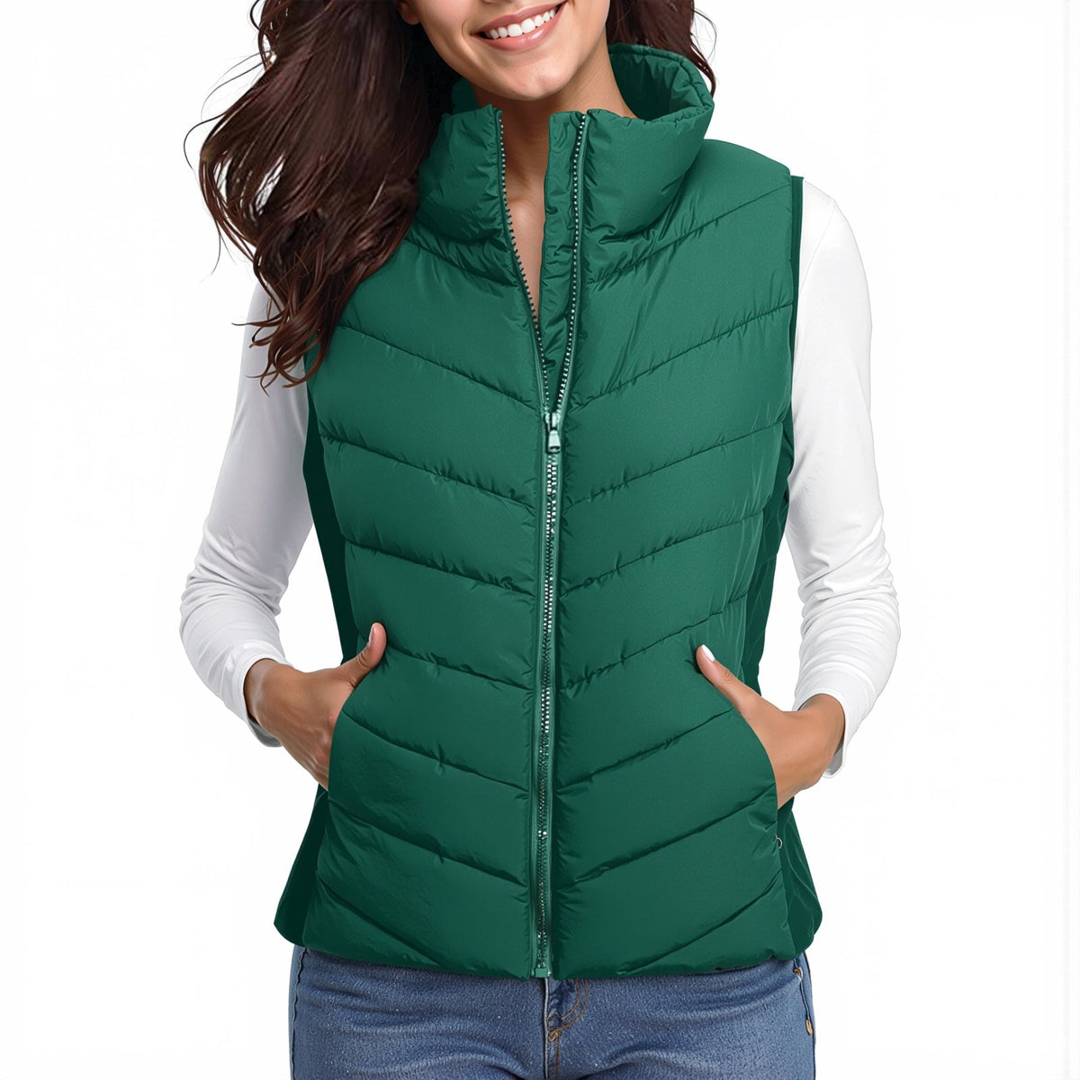 Sleeveless Puffer Gilet photo 16