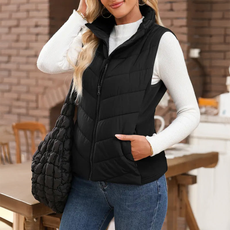 Sleeveless Puffer Gilet photo 18