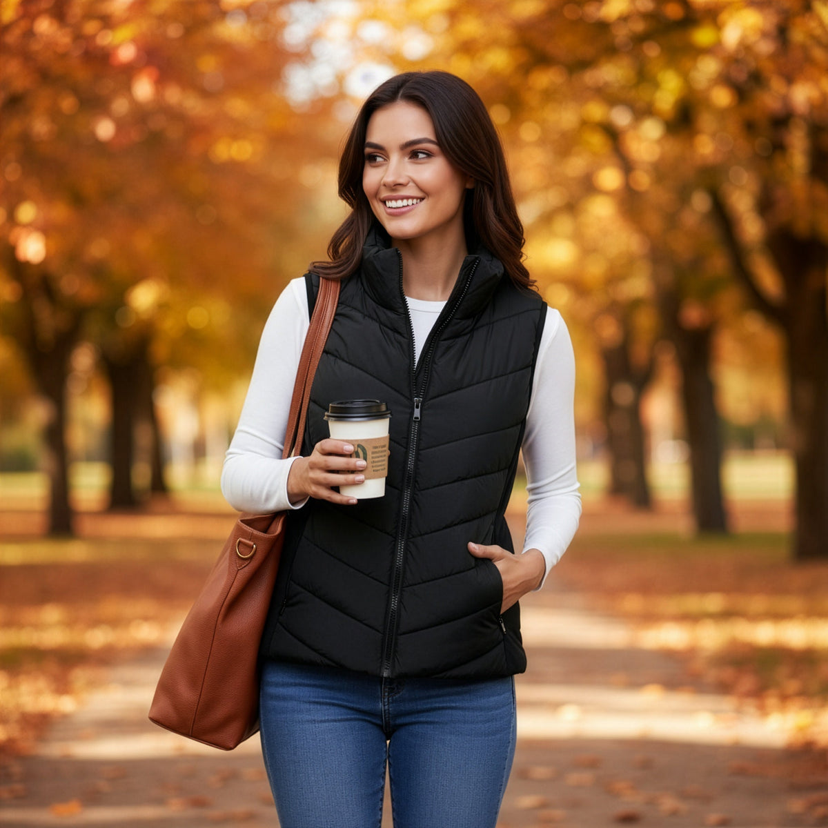 Sleeveless Puffer Gilet photo 20