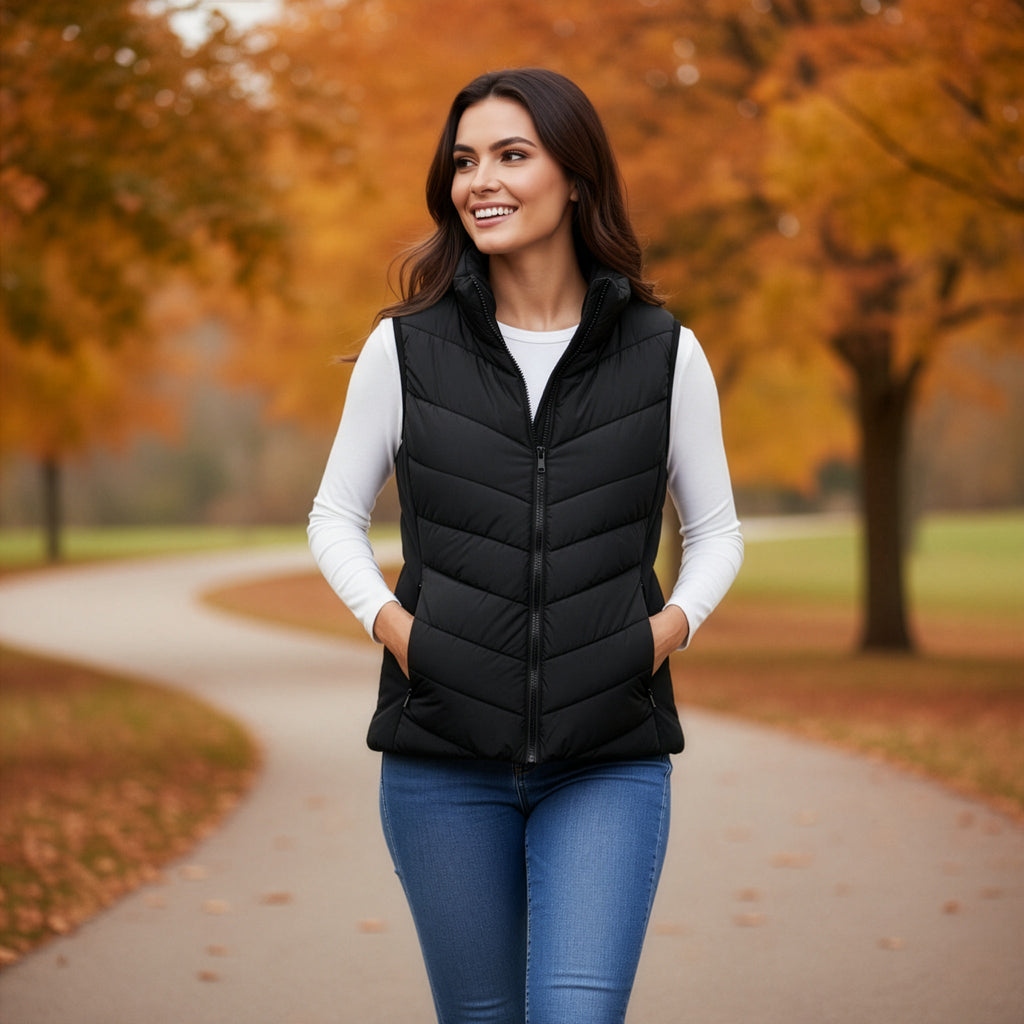 Sleeveless Puffer Gilet photo 21
