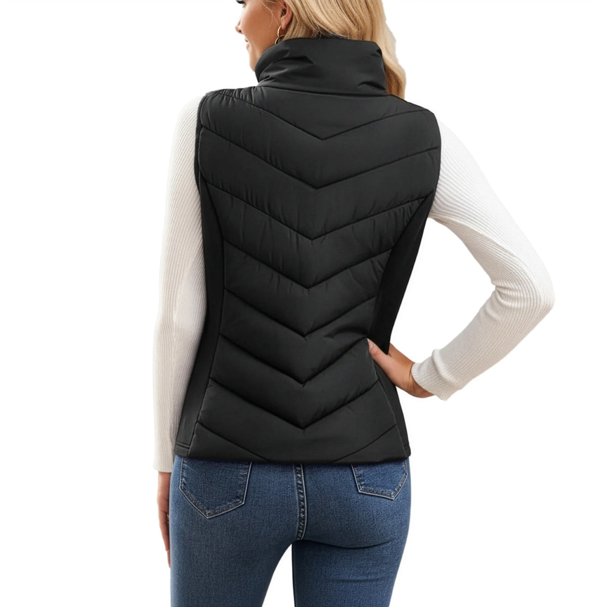 Sleeveless Puffer Gilet photo 25