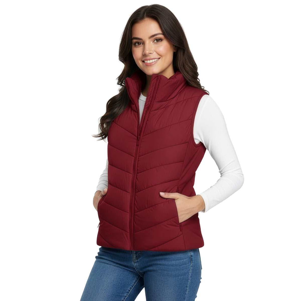 Sleeveless Puffer Gilet photo 5