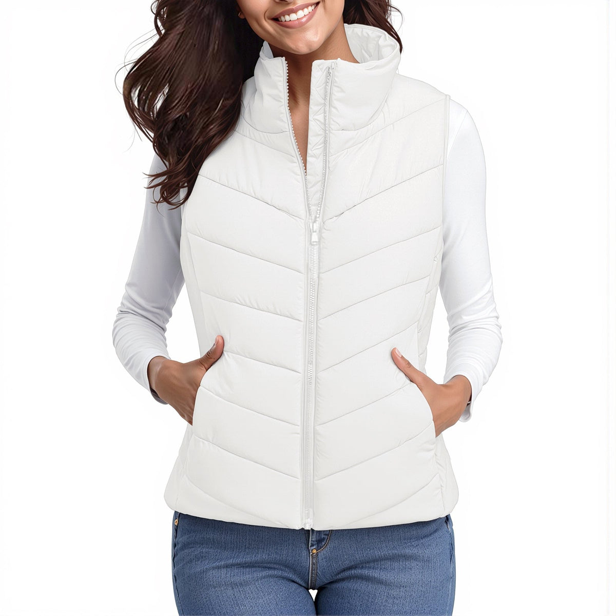 Sleeveless Puffer Gilet photo 8