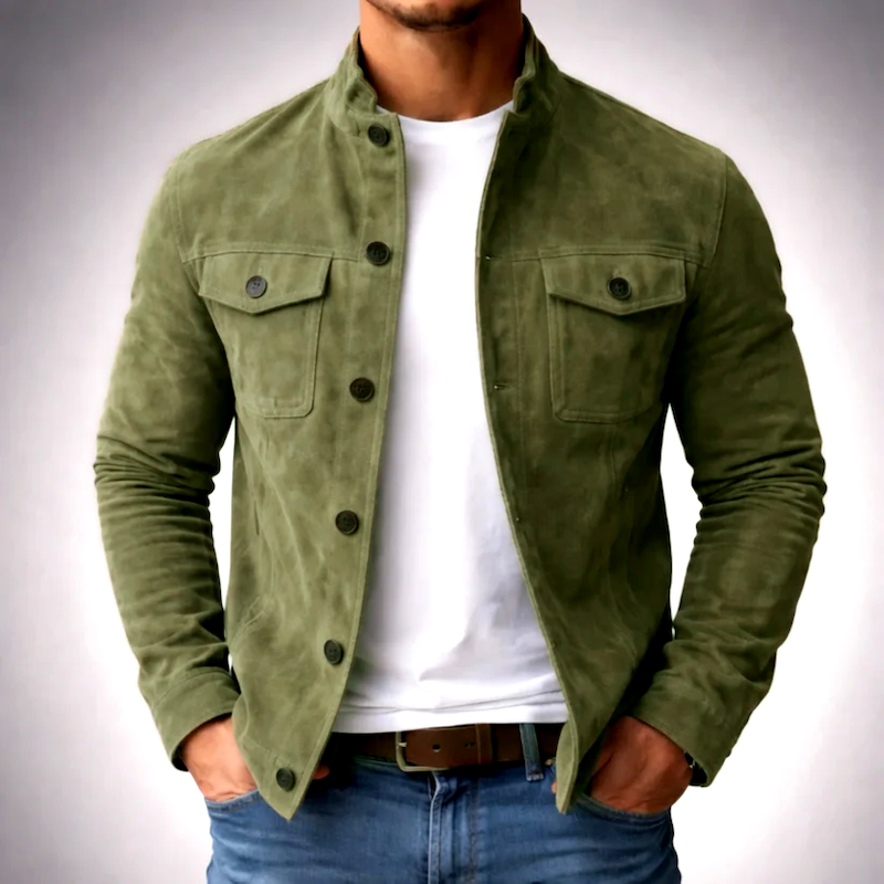 Suede Look Jacket