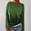 Suzanne Women's Sweater in Green, photo 1