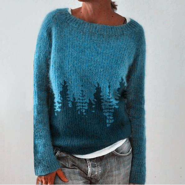 Suzanne Women's Sweater in Green, photo 2