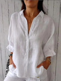 Sylvie | Linen Blend Shirt