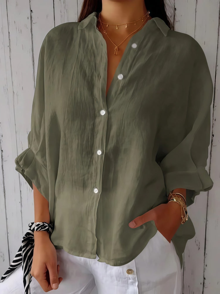 Sylvie | Linen Blend Shirt photo 2
