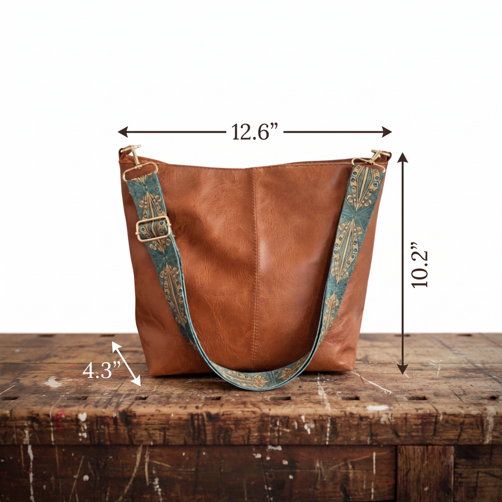 Thea Vintage Style Leather Bag, photo 5