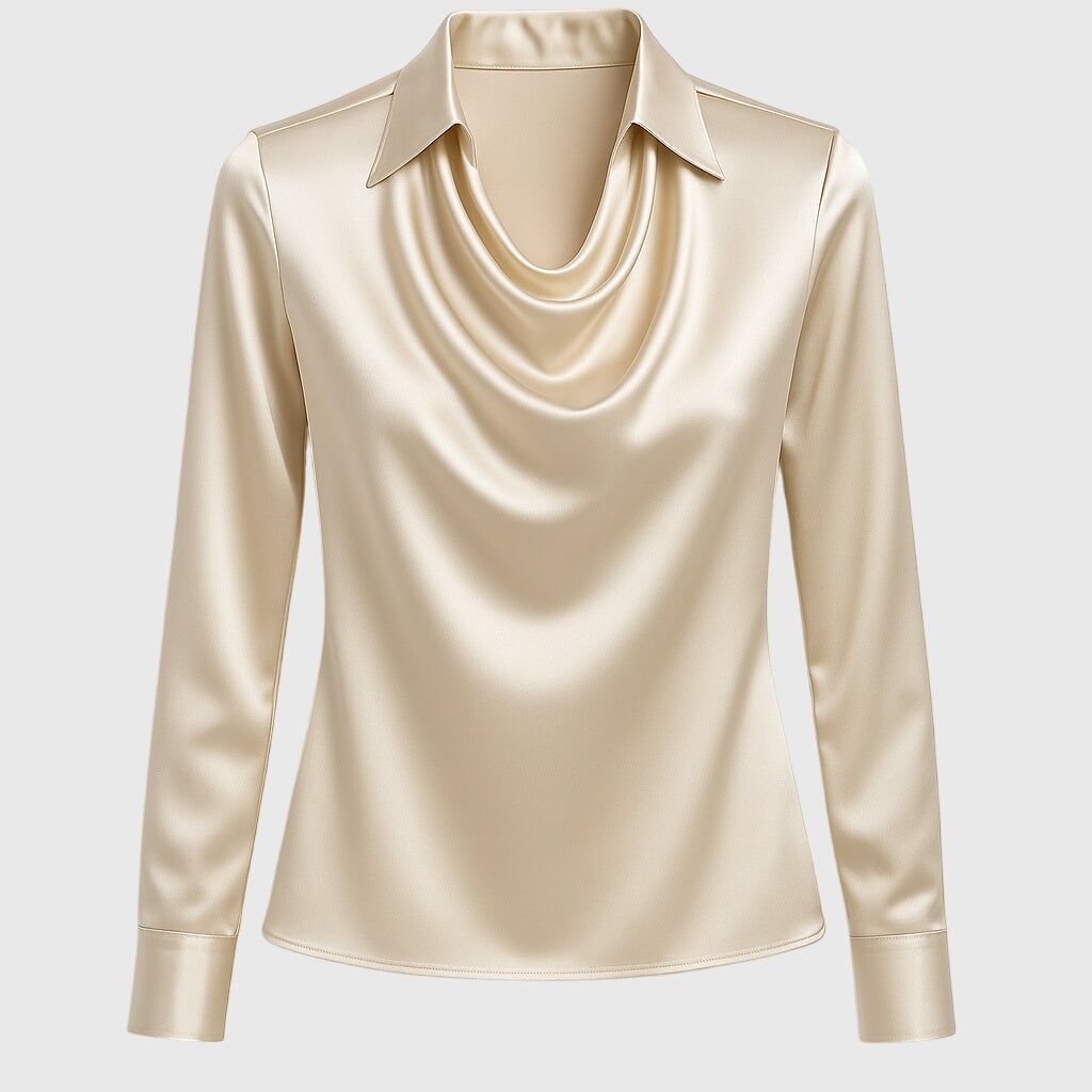 Tina Women's Blouse with a Classic Collar, photo 10