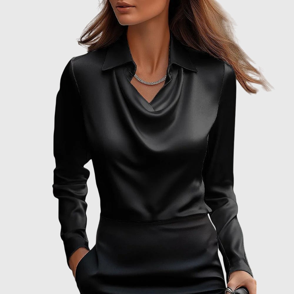 Tina Women's Blouse with a Classic Collar, photo 3