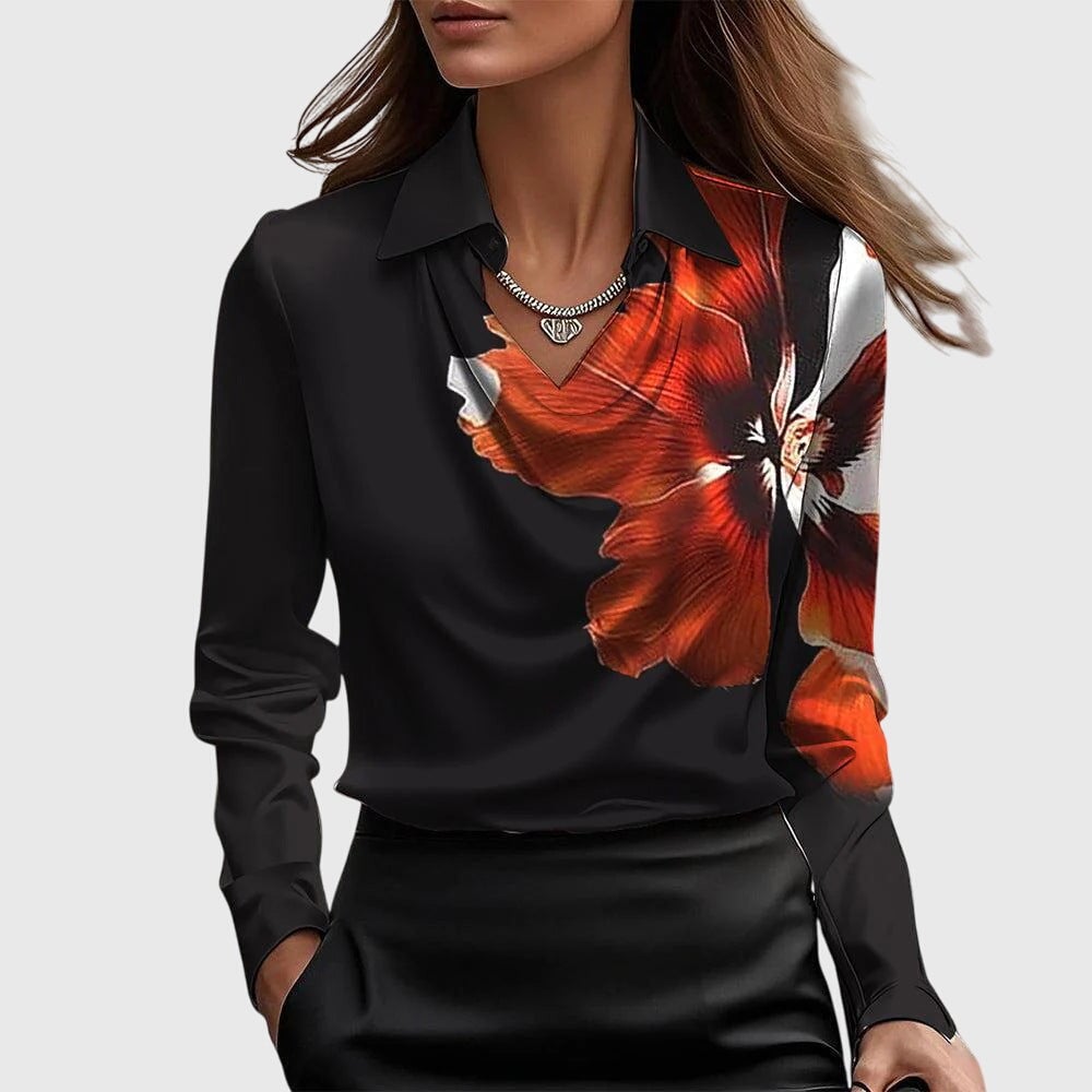 Tina Women's Blouse with a Classic Collar, photo 6
