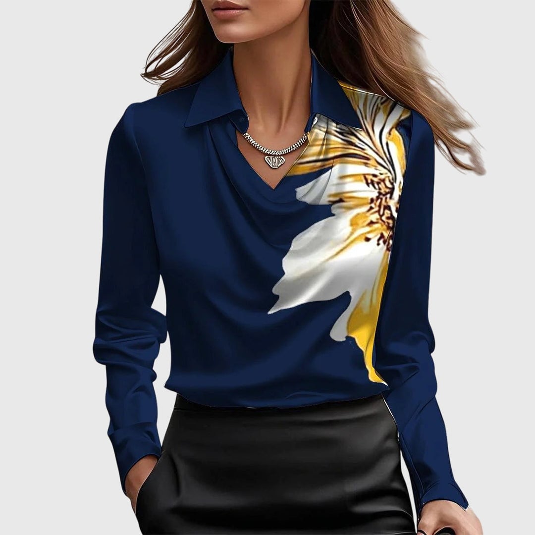 Tina Women's Blouse with a Classic Collar, photo 8