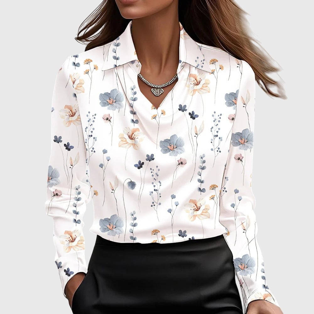 Tina Women's Blouse with a Classic Collar, photo 9