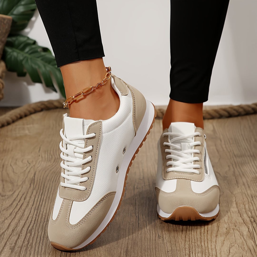 Valentina Women's Trainers with Laces and Colour Blocking, photo 1