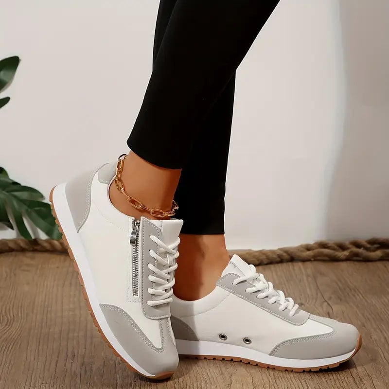Valentina Women's Trainers with Laces and Colour Blocking, photo 2