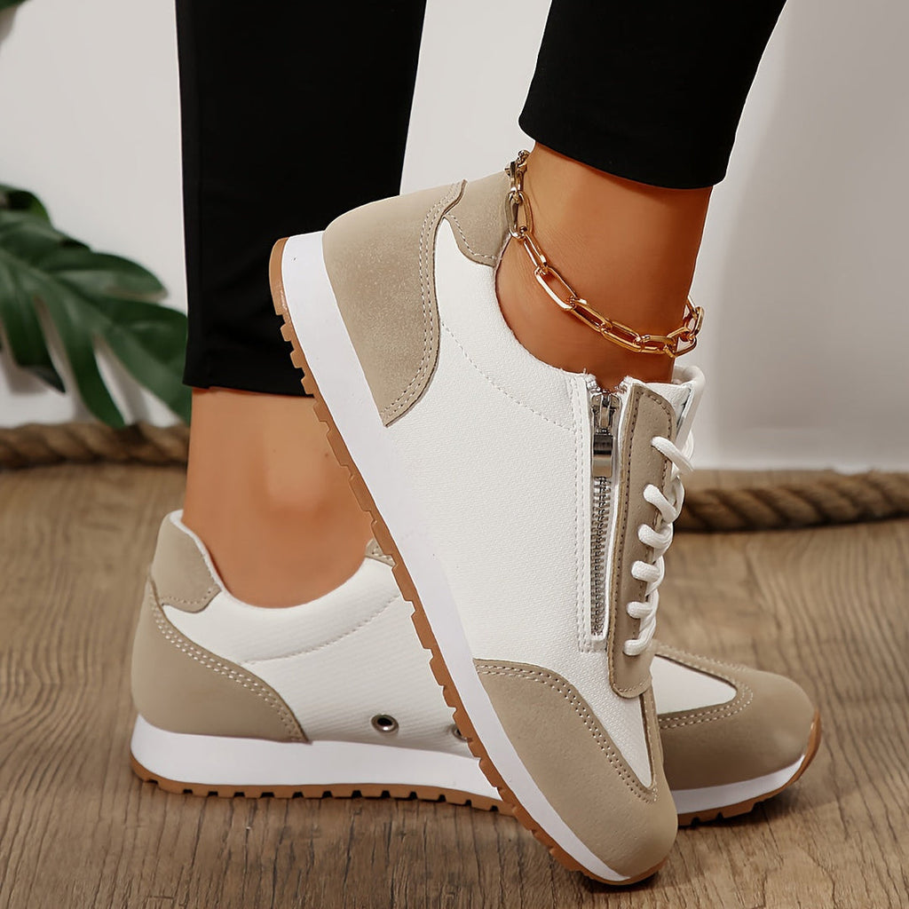 Valentina Women's Trainers with Laces and Colour Blocking, photo 5