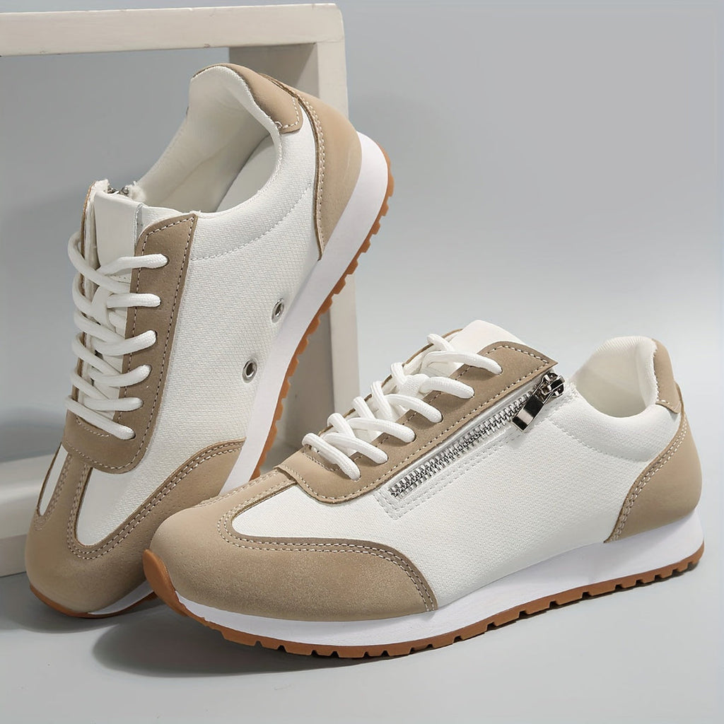 Valentina Women's Trainers with Laces and Colour Blocking, photo 7