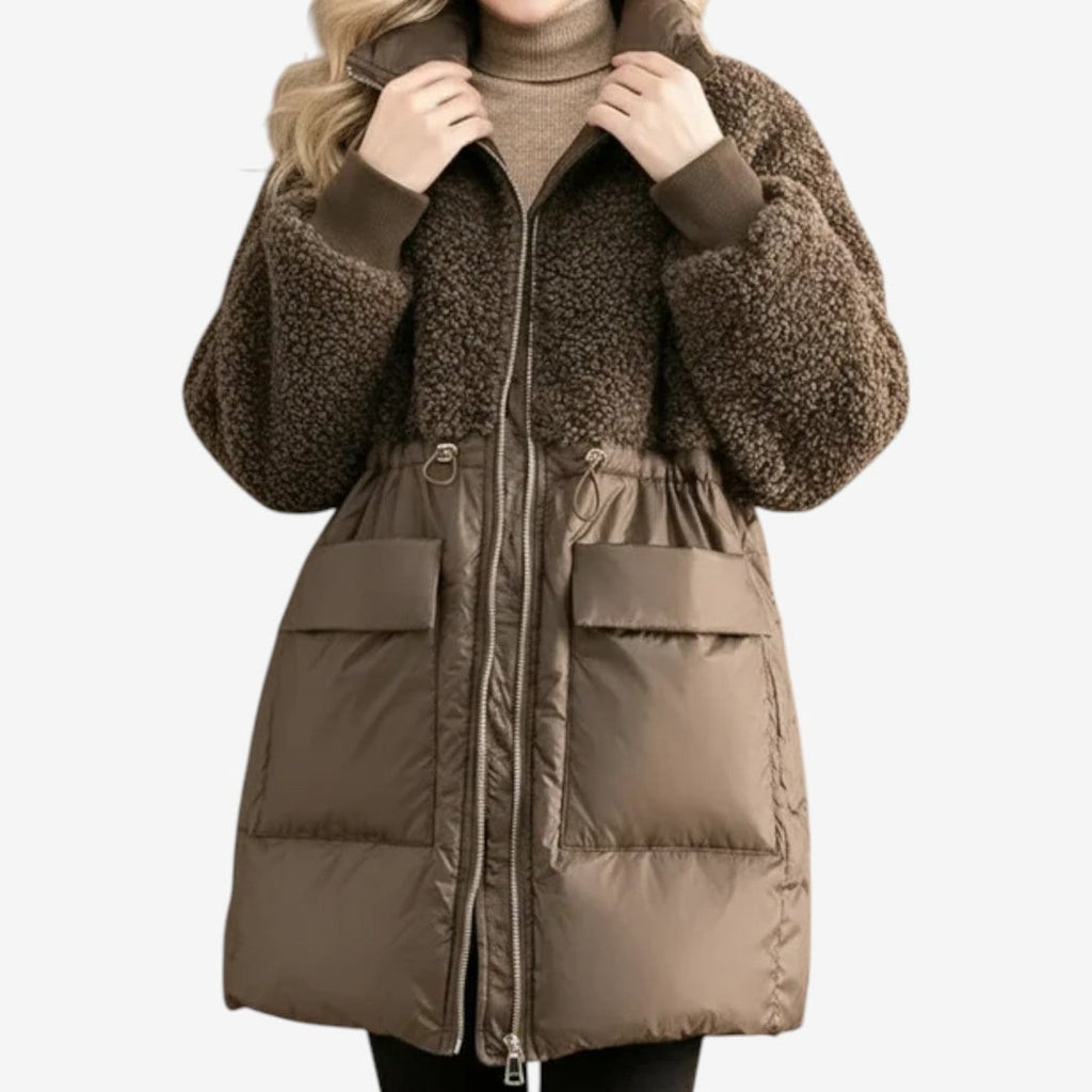 Vida Women's Coat with a Zip and Quilting, photo 1