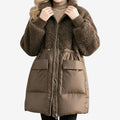 Vida Women's Coat with a Zip and Quilting, photo 1