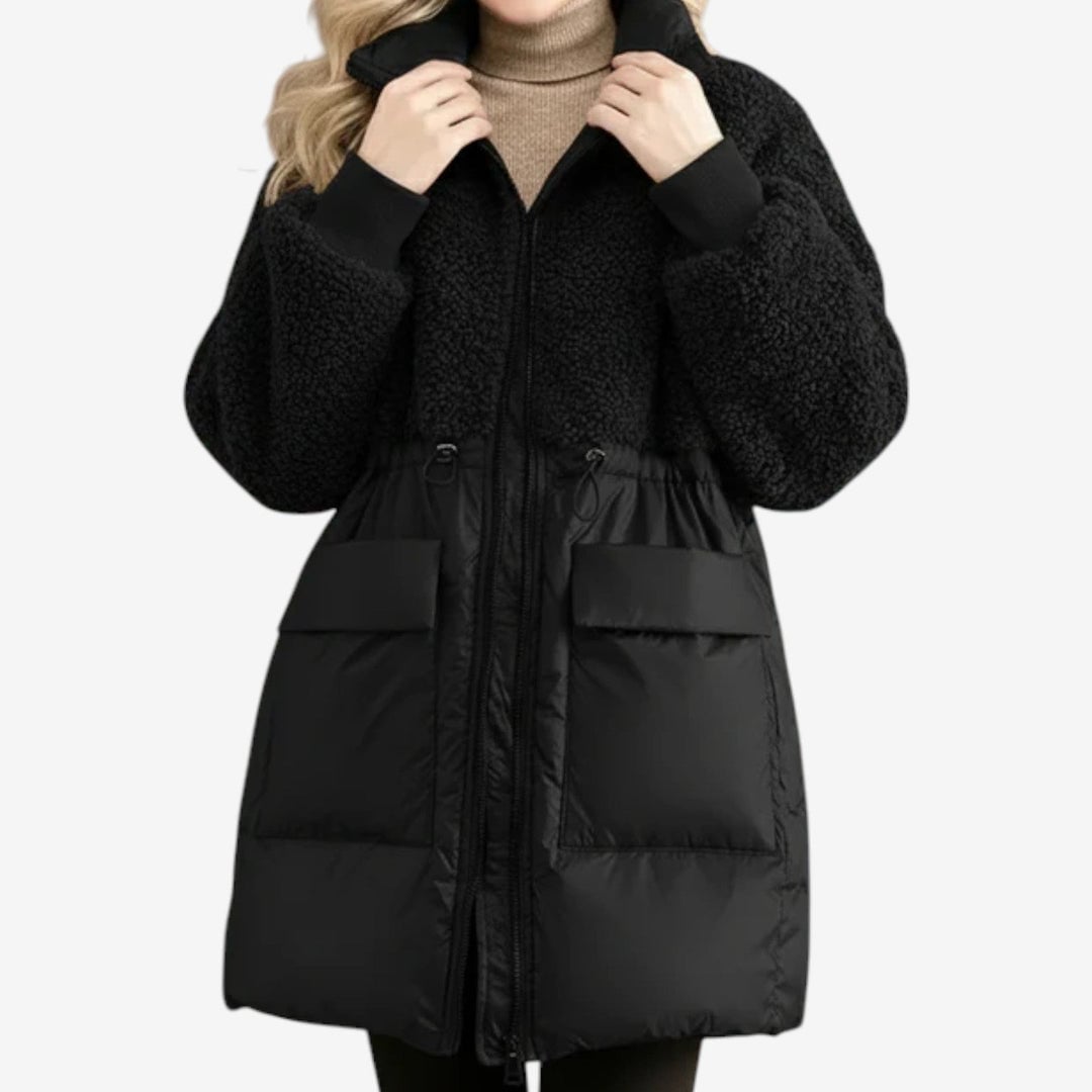 Vida Women's Coat with a Zip and Quilting, photo 3