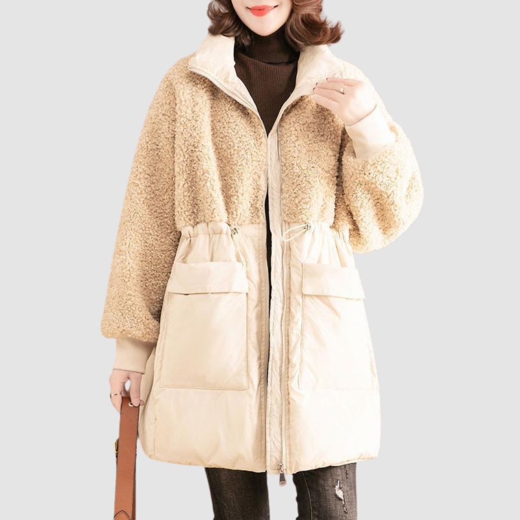 Vida Women's Coat with a Zip and Quilting, photo 4