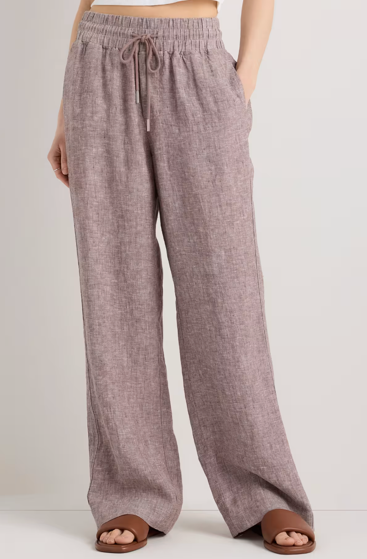 Wide Leg Linen Trousers photo 3