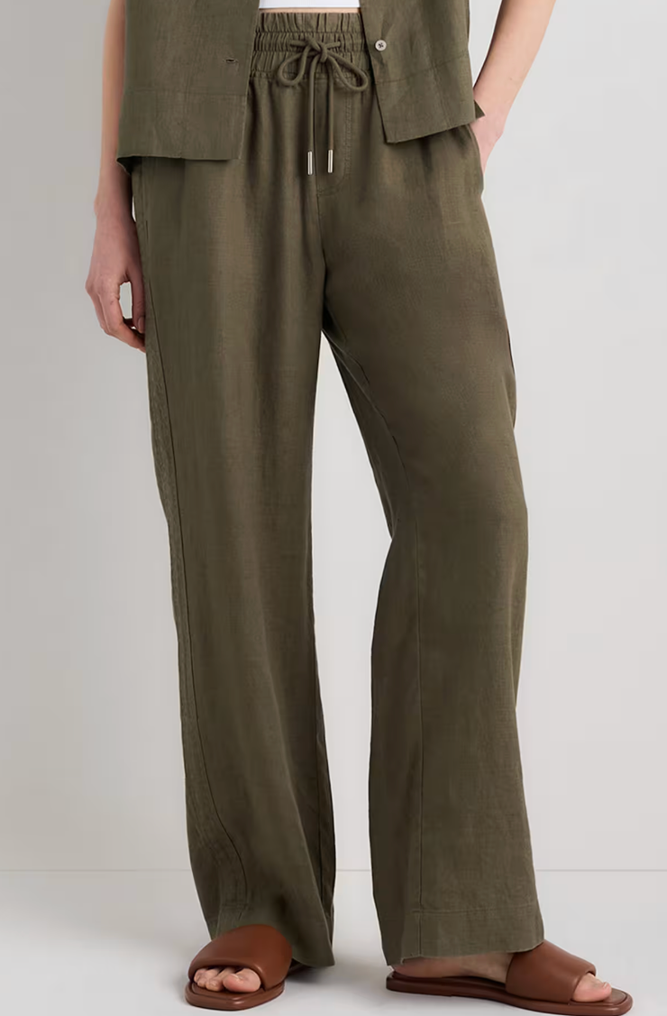 Wide Leg Linen Trousers photo 9