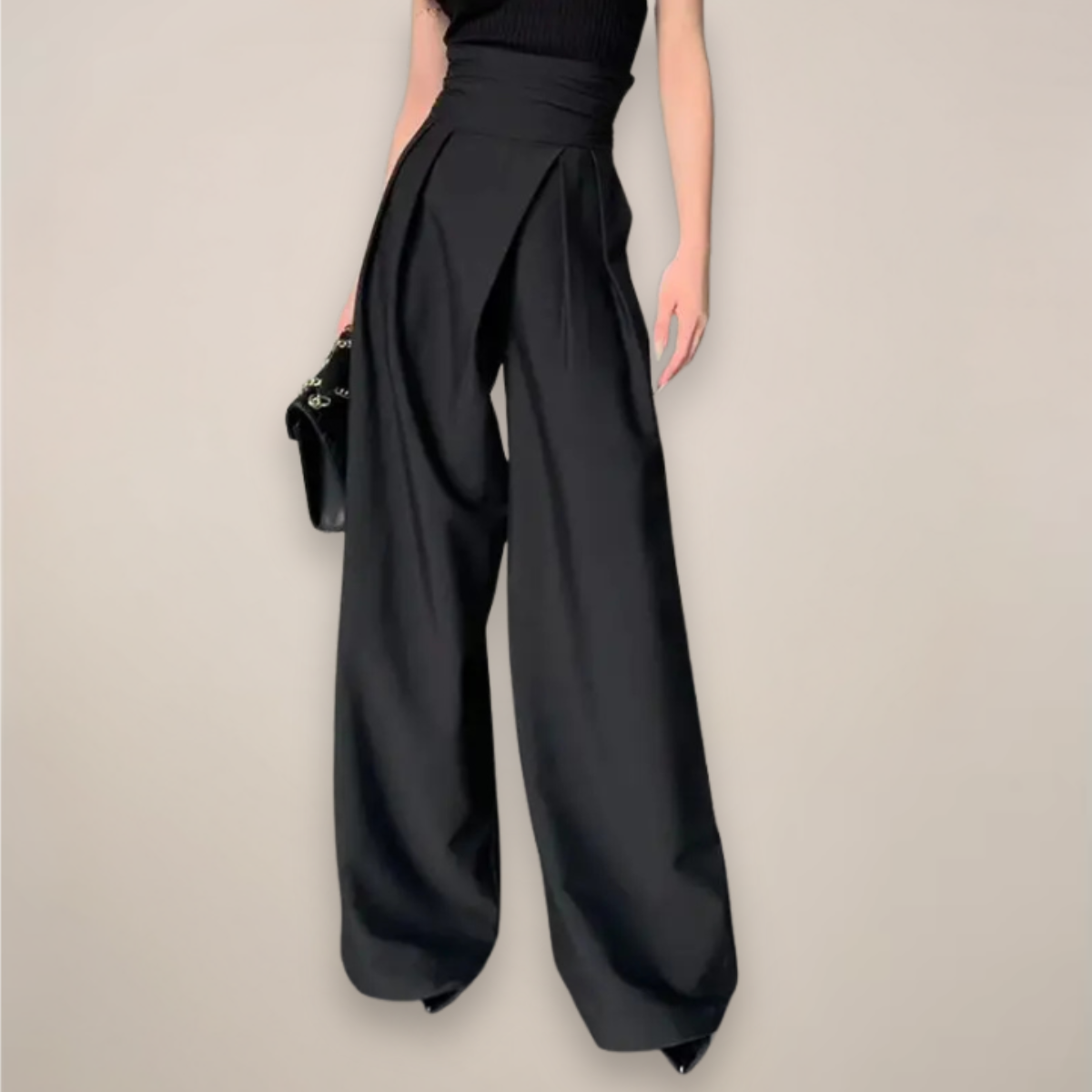 Wilma Women's High Waist Wide Leg Trousers, photo 1
