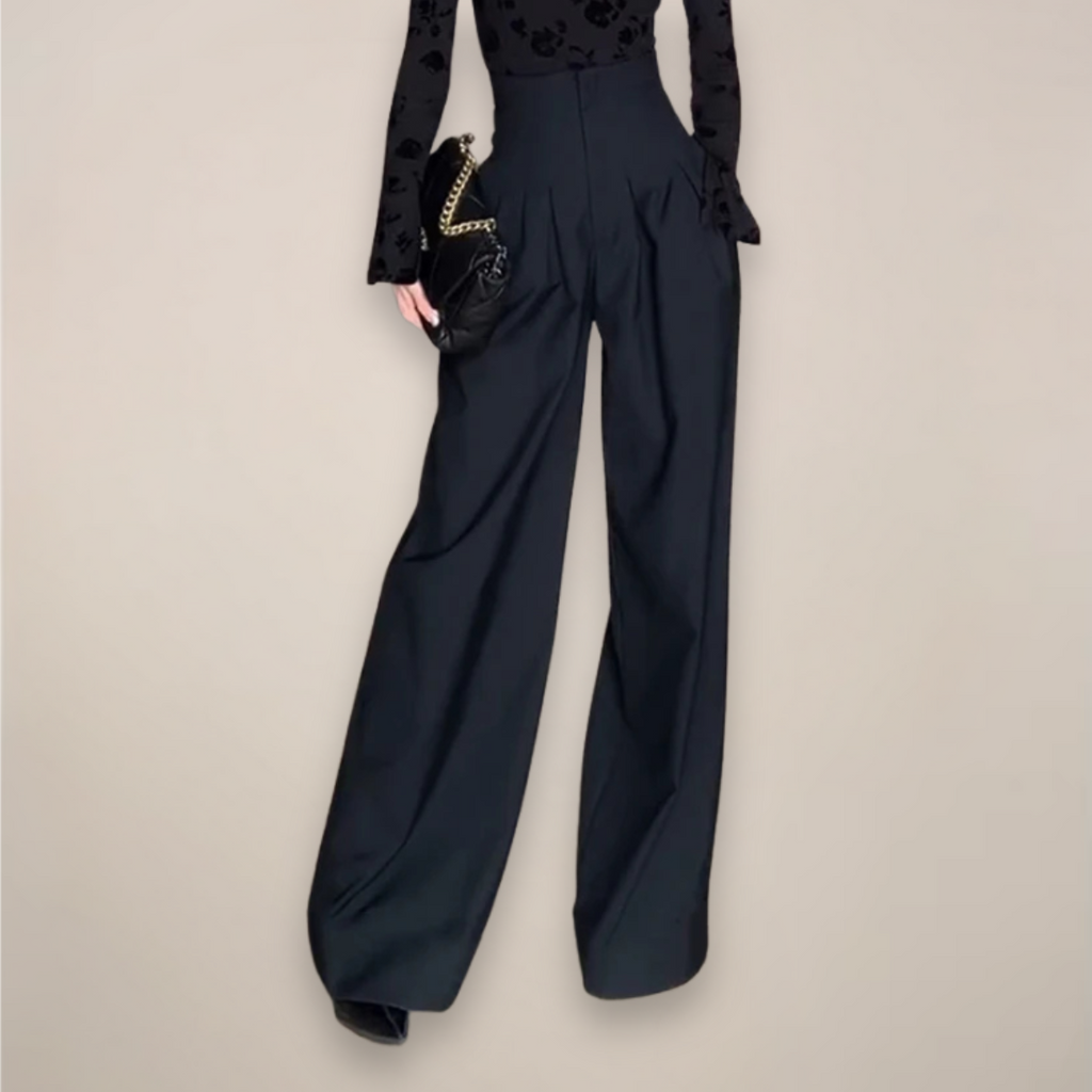 Wilma Women's High Waist Wide Leg Trousers, photo 3
